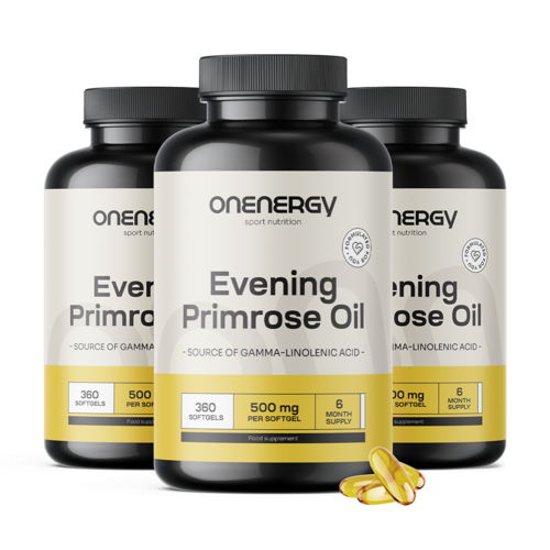 3x Aceite de onagra 1000 mg, ensemble 1080 cápsulas blandas