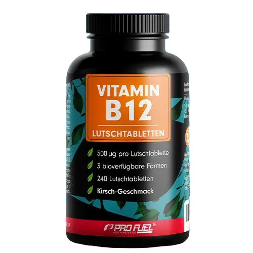 Vitamina B12 en pastillas.