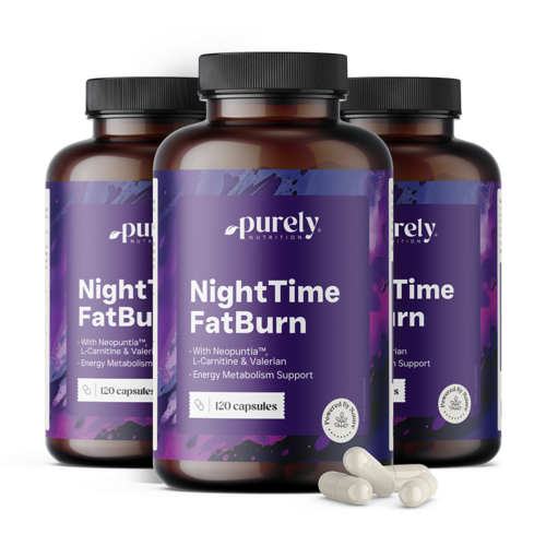3x NightTime FatBurn, en total 360 cápsulas