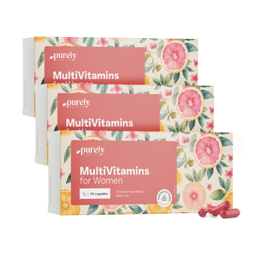3x Multivitaminas para mujeres, en total 180 cápsulas