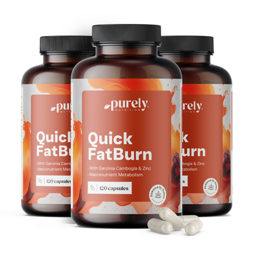 3x Quick FatBurn, en total 360 cápsulas