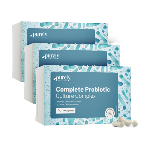 3x Complete Probiotic Culture - complejo de cultivos microbiológicos, en total 180 cápsulas