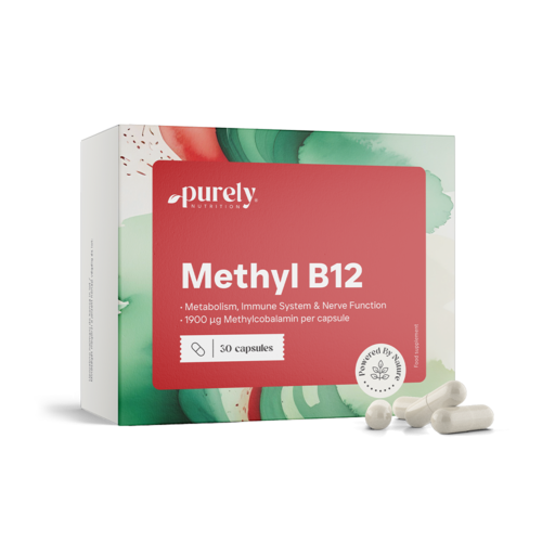 Vitamina B12 - metilcobalamina, 30 cápsulas