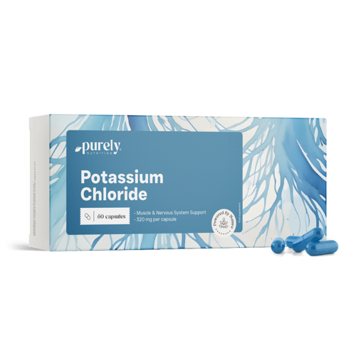 Cloruro de potasio, 60 cápsulas