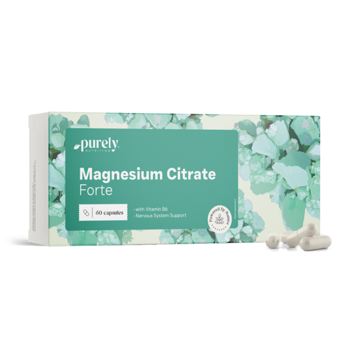 Citrato de magnesio Forte + vitamina B6, 60 cápsulas