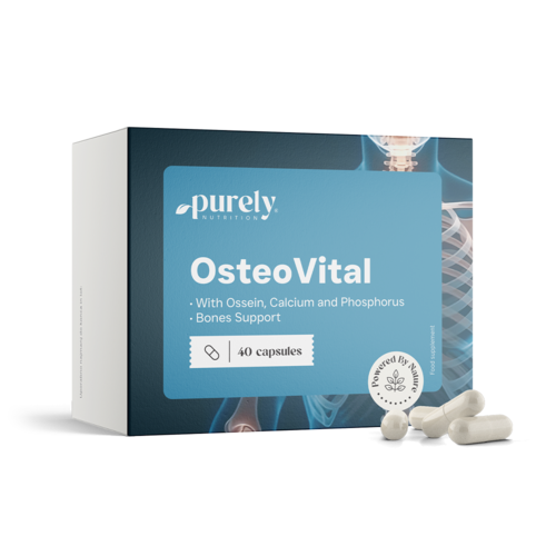 OsteoVital - complejo de osteína, calcio y fósforo, 40 cápsulas