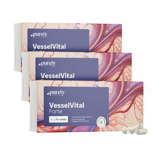 3x VesselVital Forte, en total 180 cápsulas
