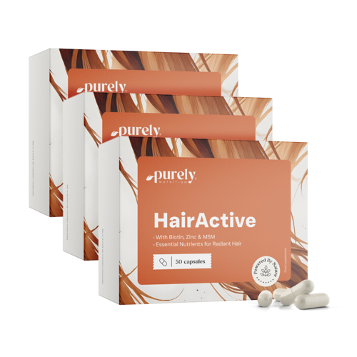 3x HairActive - complejo para el cabello, en total 90 cápsulas