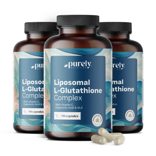3x Complejo L-glutatión liposomal, en total 270 cápsulas