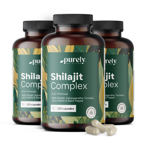 3x Complejo de shilajit, en total 360 cápsulas