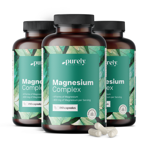 3x Complejo de magnesio 400 mg, en total 540 cápsulas