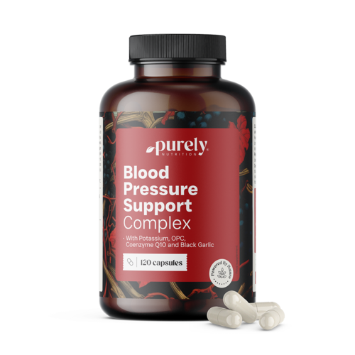 Blood Pressure Support Complex – complejo para regular la tensión arterial, 120 cápsulas