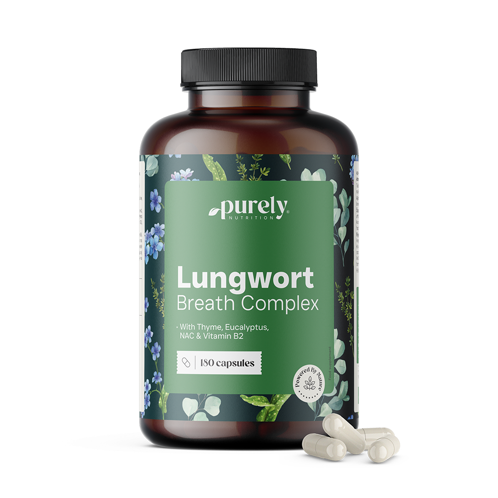 Lungwort Breath Complex - pulmonaria con tomillo y eucalipto