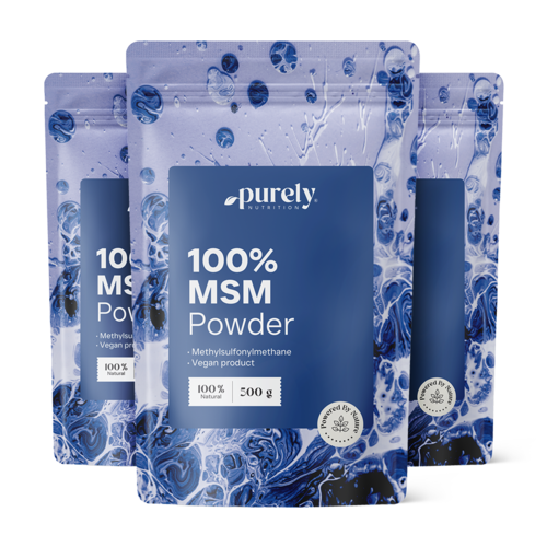 3x MSM en polvo, en total 1500 g
