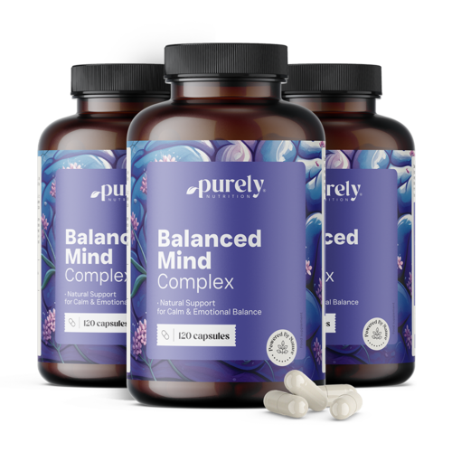 3x BalancedMind – complejo a base de hierbas, en total 360 cápsulas