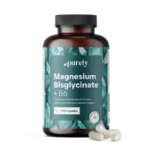 Bisglicinato de magnesio con vitamina B6, 180 cápsulas