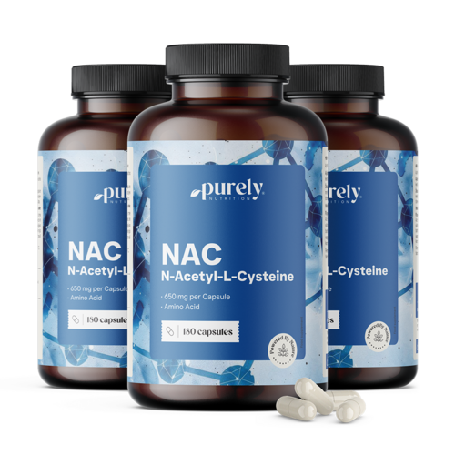 3x NAC 650 mg, en total 540 cápsulas
