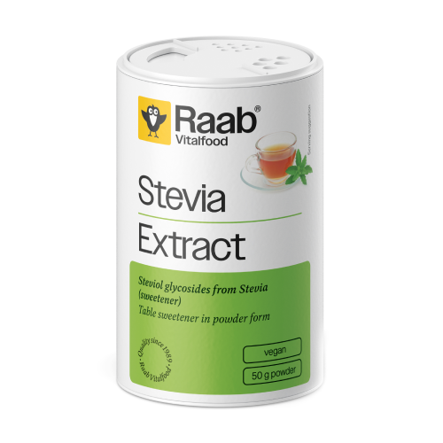 Stevia en polvo.
