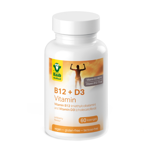 Vitamina D3 + B12 vegana.