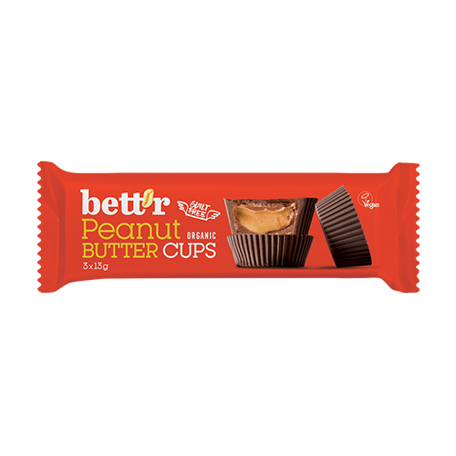 BIO Nut Butter Cups – mantequilla de cacahuete y chocolate