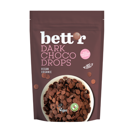 Gotas de chocolate BIO - chocolate negro