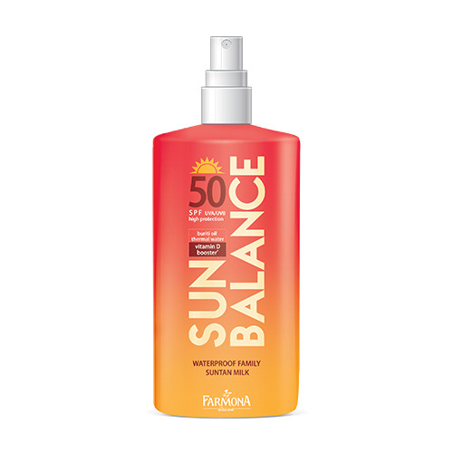 Leche protectora solar resistente al agua SPF50 – para toda la familia