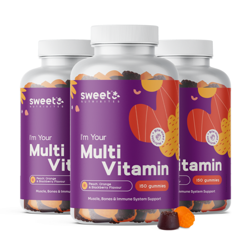 3x Multivitaminas, en total 450 gominolas