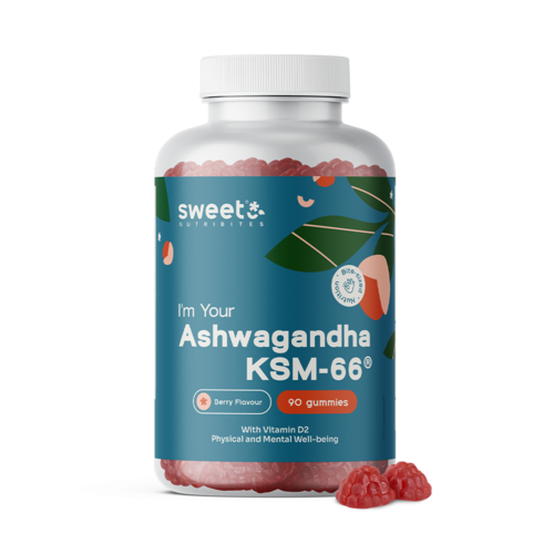 Ashwagandha KSM-66 300 mg, 90 gominolas