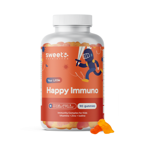 Happy Immuno: gominolas infantiles para el sistema inmune, 90 gominolas