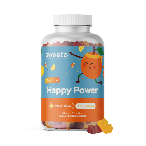 Happy Power: gominolas infantiles con vitamina C, 90 gominolas