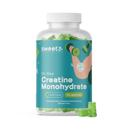Monohidrato de creatina 3000 mg – manzana, 90 gominolas