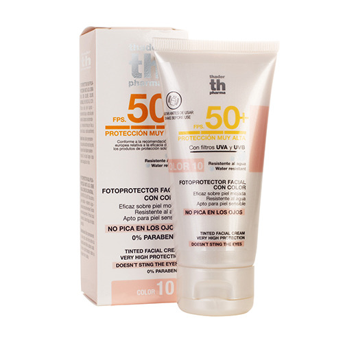 SPF 50+ Fotoprotector Facial Color 10