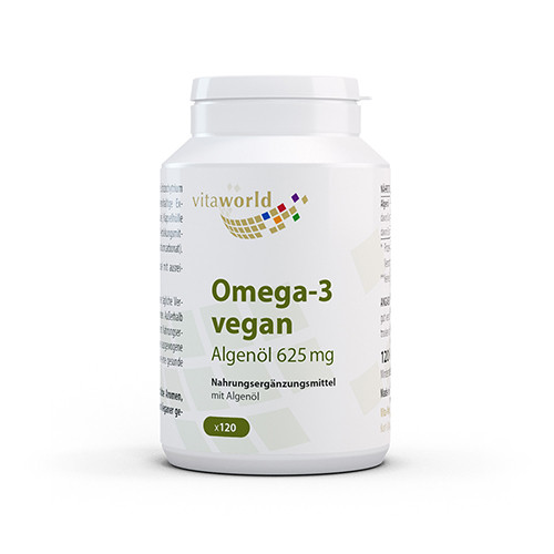 Omega 3 de algas para veganos.