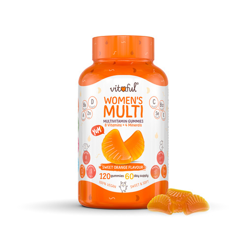 Multivitaminas para mujeres, 120 gominolas