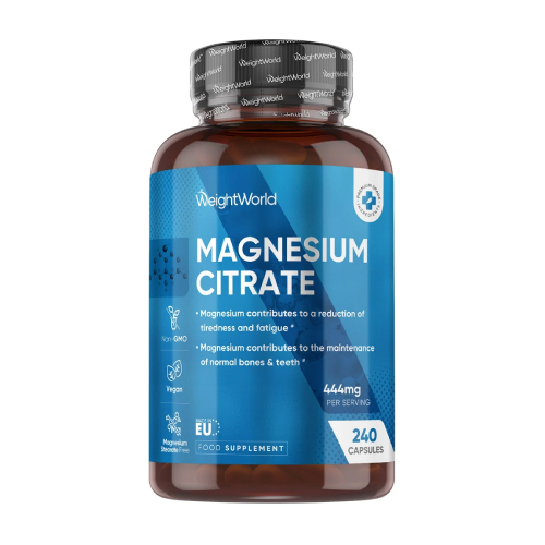 Citrato de magnesio 444 mg, 240 cápsulas