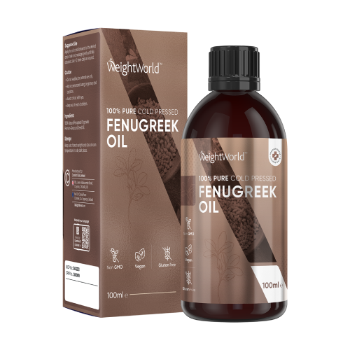 Aceite de heno griego, prensado en frío.
