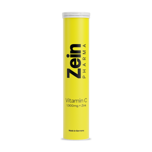 Vitamina C + zinc en tabletas efervescentes.