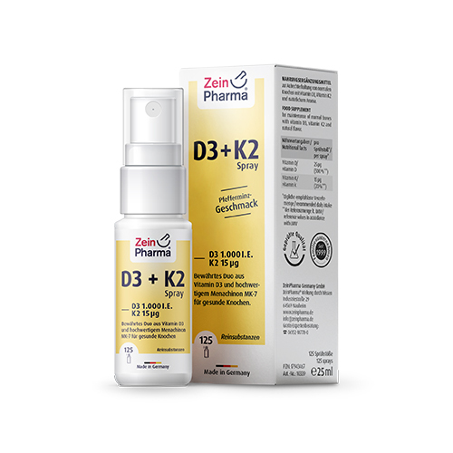 Vitamina D3 + K2 vegana - en spray